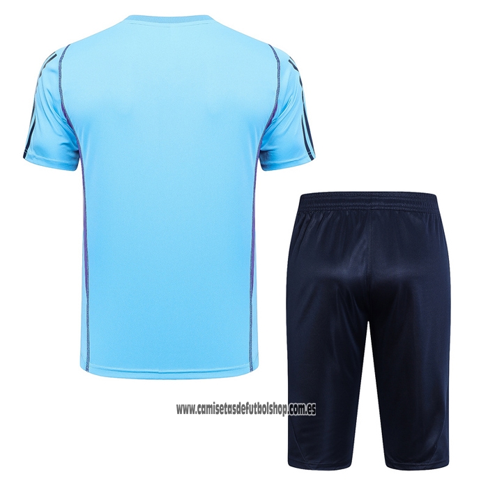 Chandal del Argentina 23-24 Manga Corta Azul - Pantalon Corto